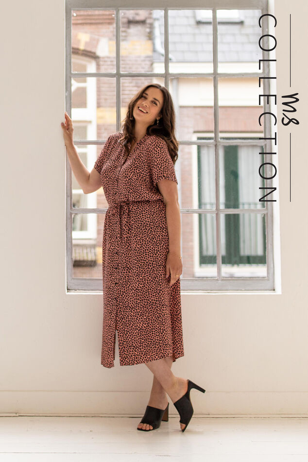 Vestido largo con cinto image number 0