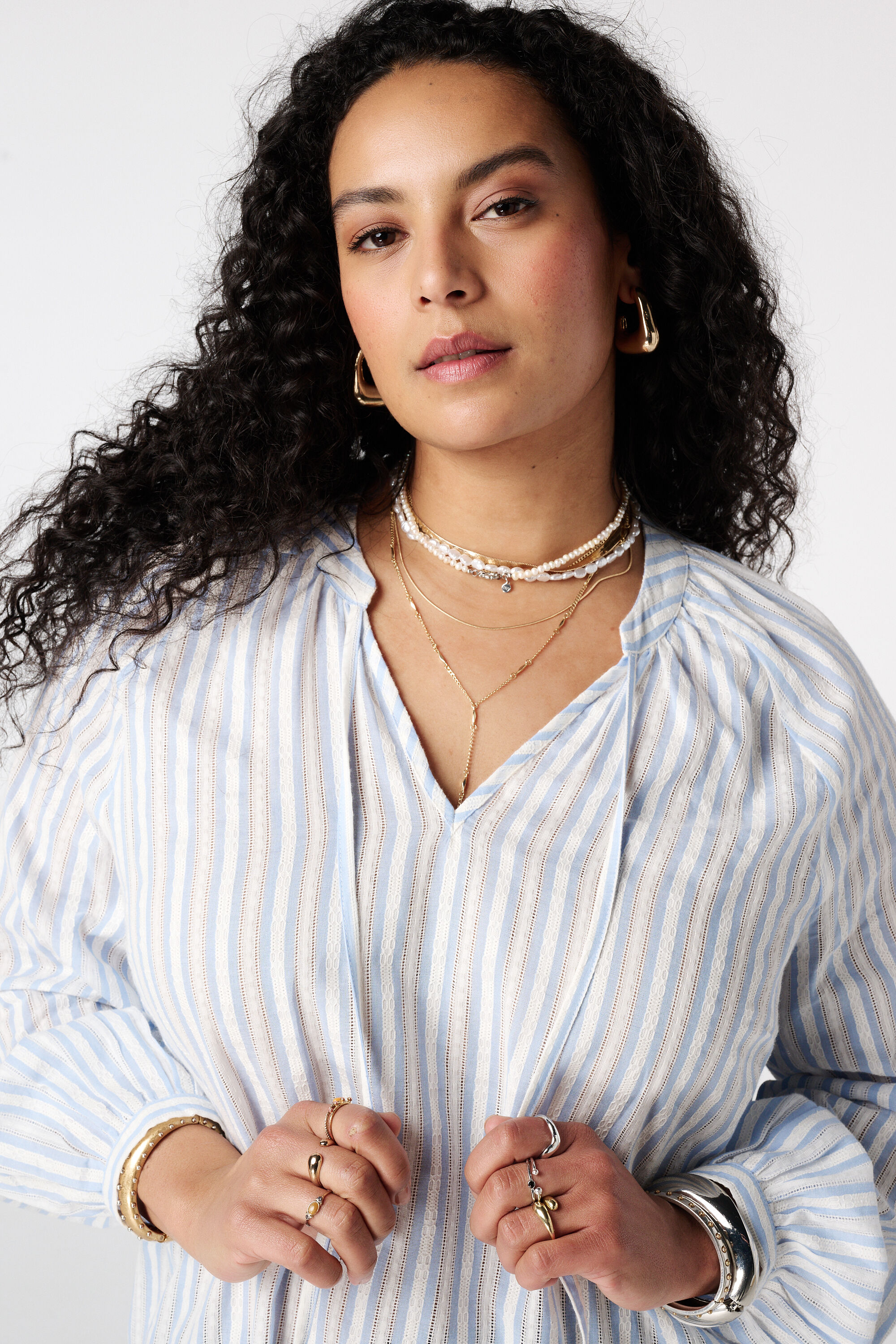 Blusa de rayas image number 4