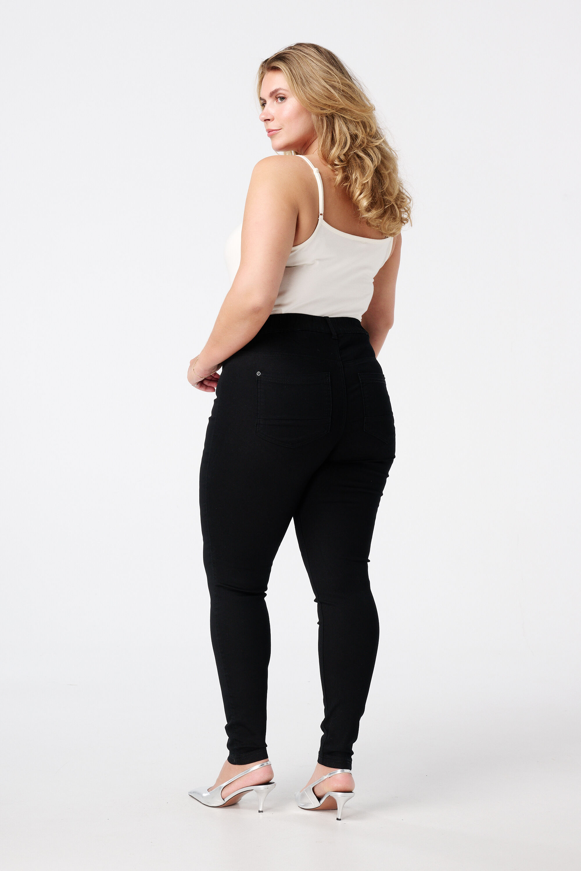 Treggings con aspecto denim image number 3