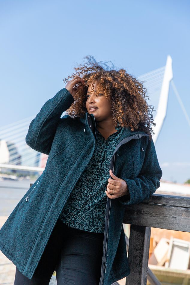 Abrigo con capucha image number 0