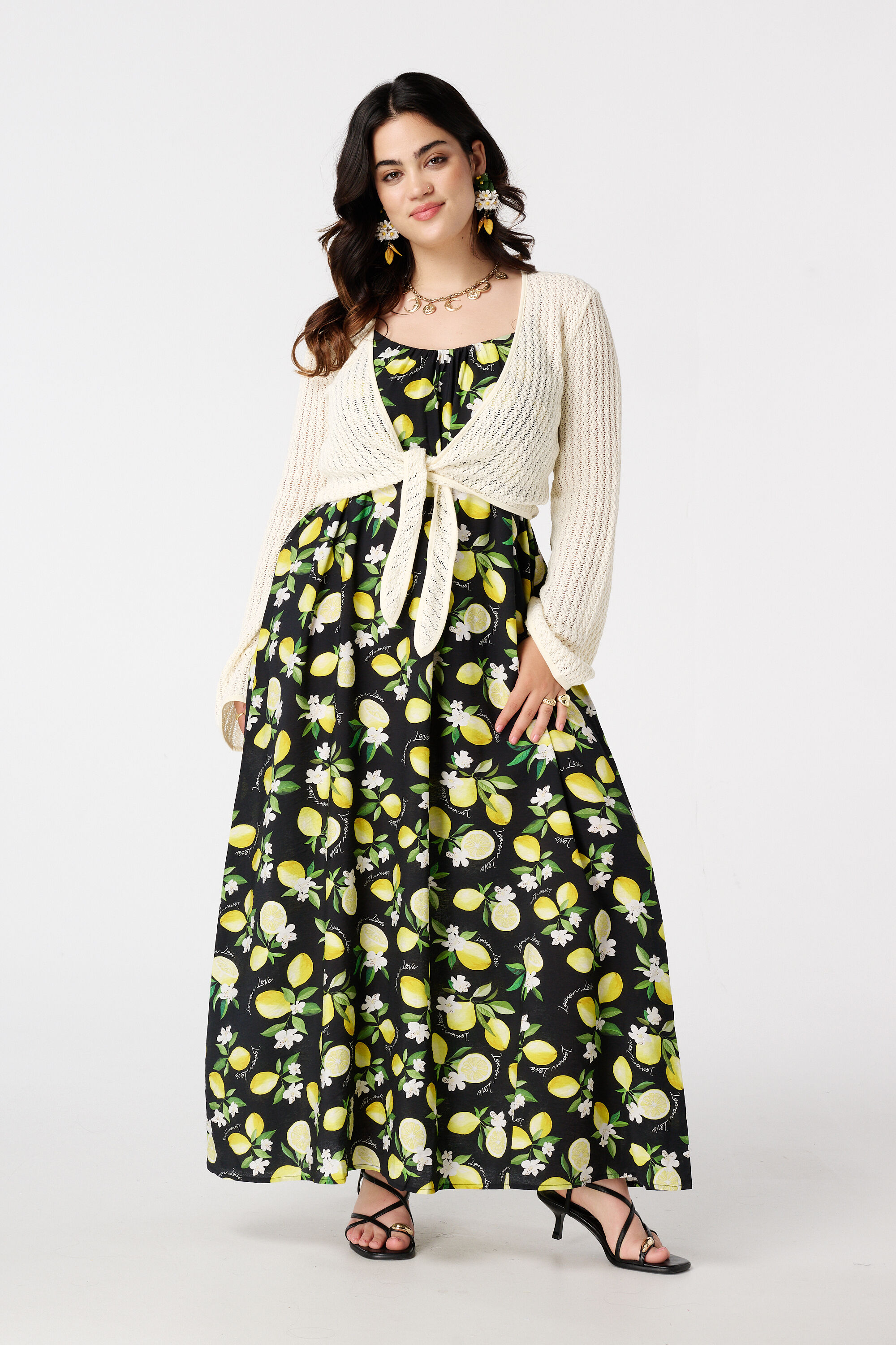 C&aacute;rdigan de punto con detalle de botones image number 5