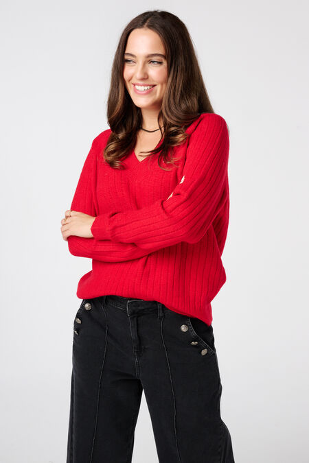 Jersey de punto fino con diseño Jersey de punto fino con diseño