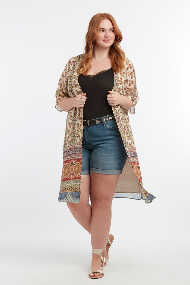 Kimono con estampado image number 5