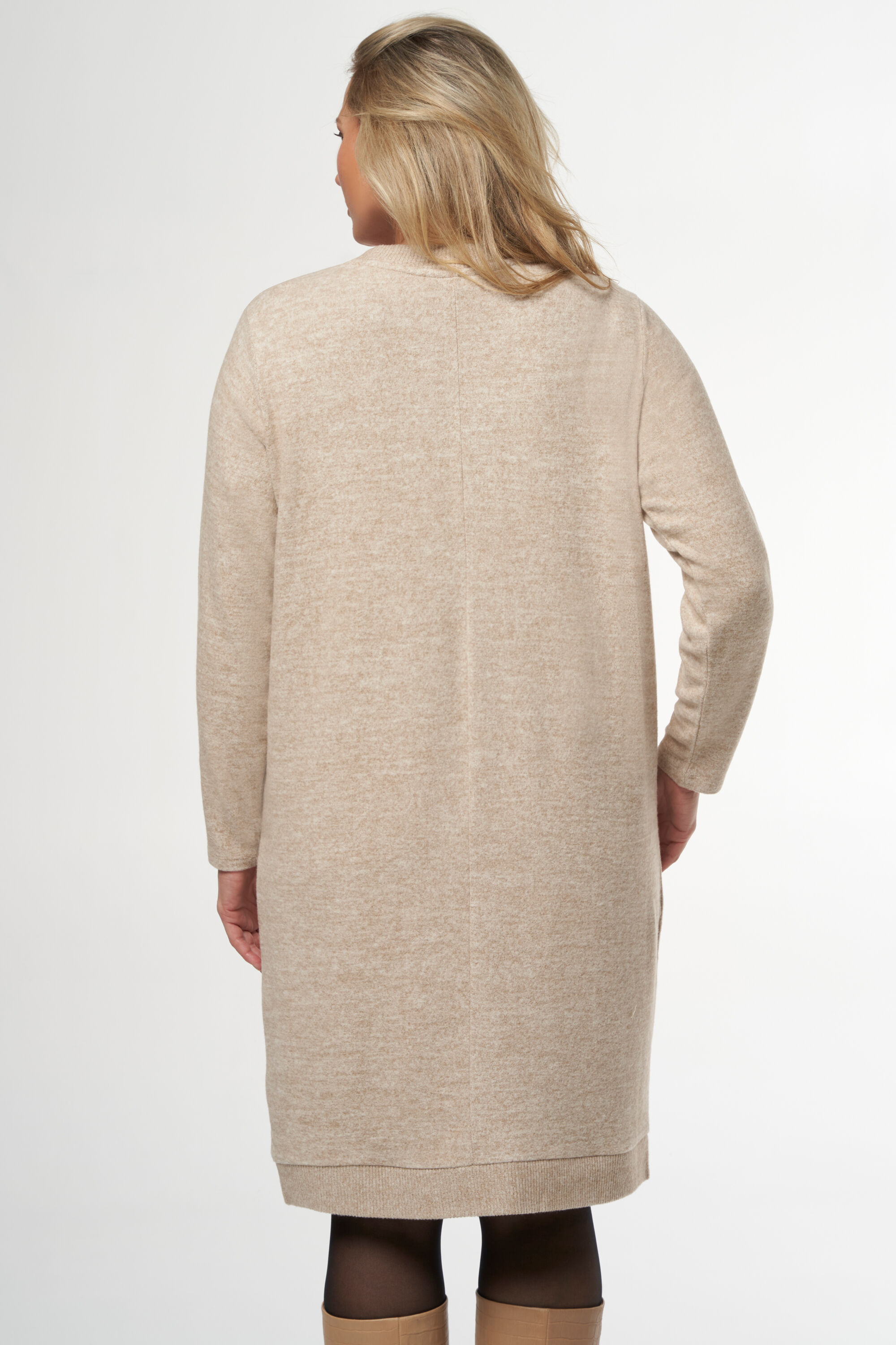 Vestido holgado de tela suave image number 1