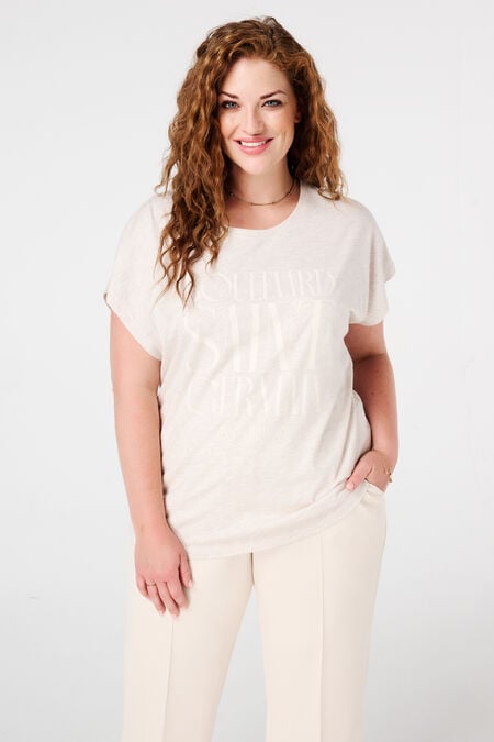 Camiseta con texto impreso Camiseta con texto impreso
