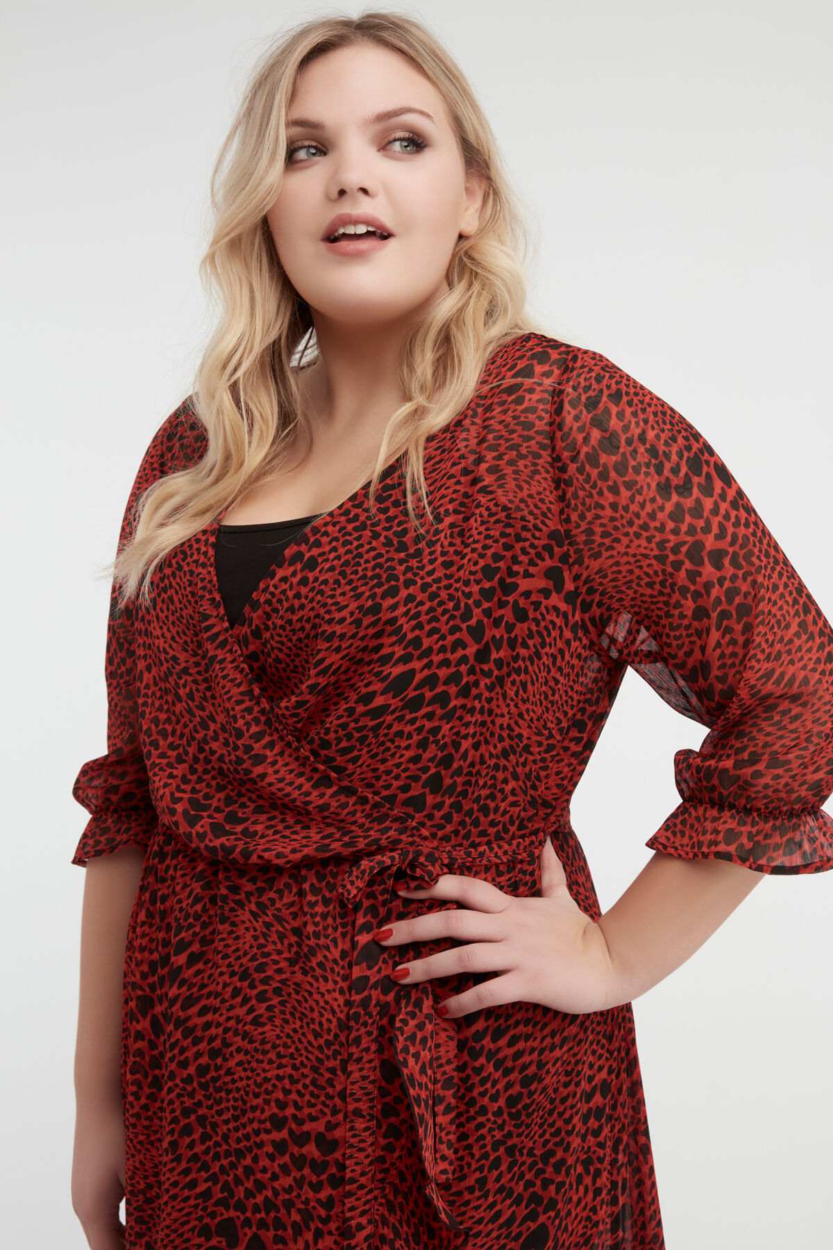 Vestido cruzado image number 4