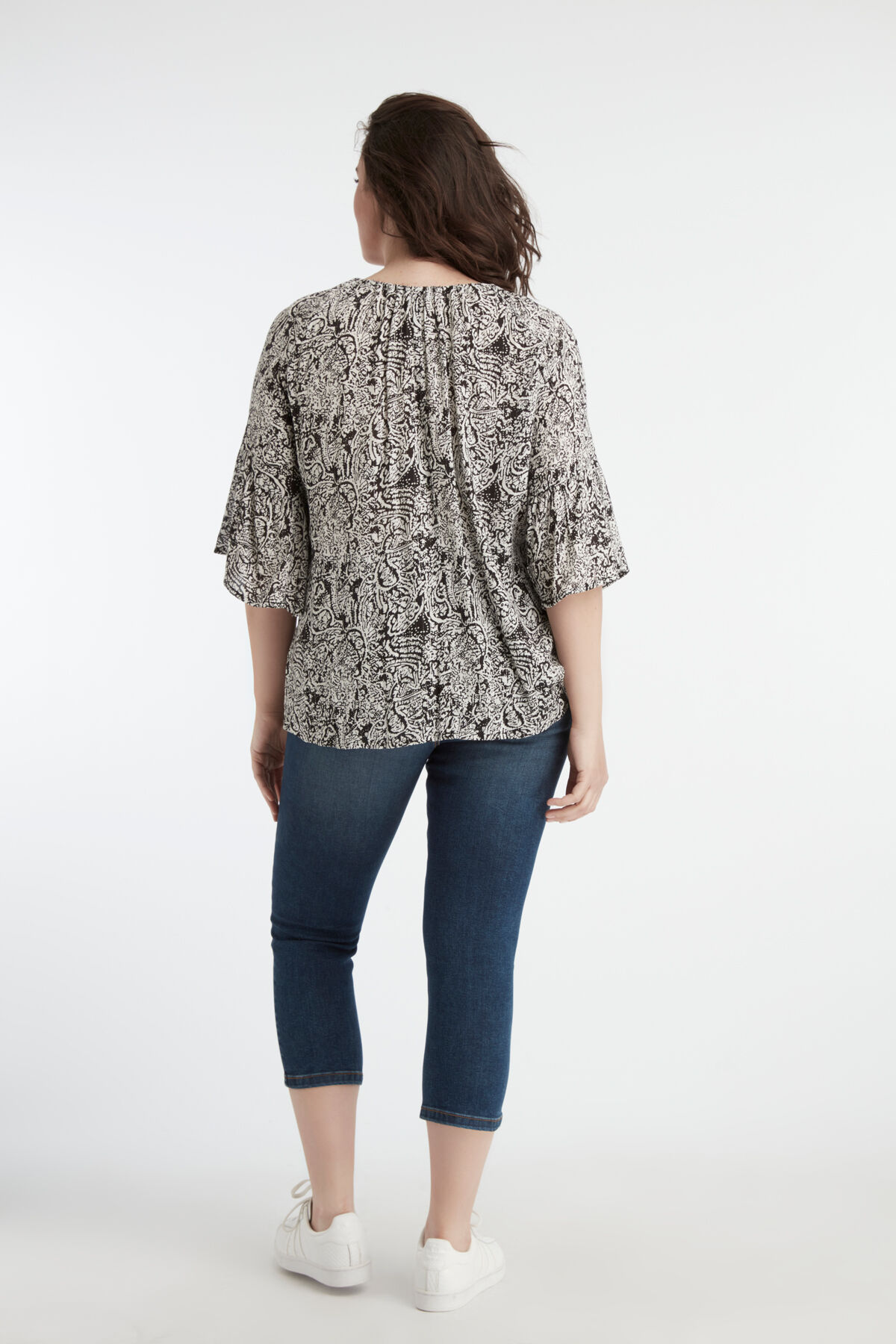 Blusa con manga campana image number 4