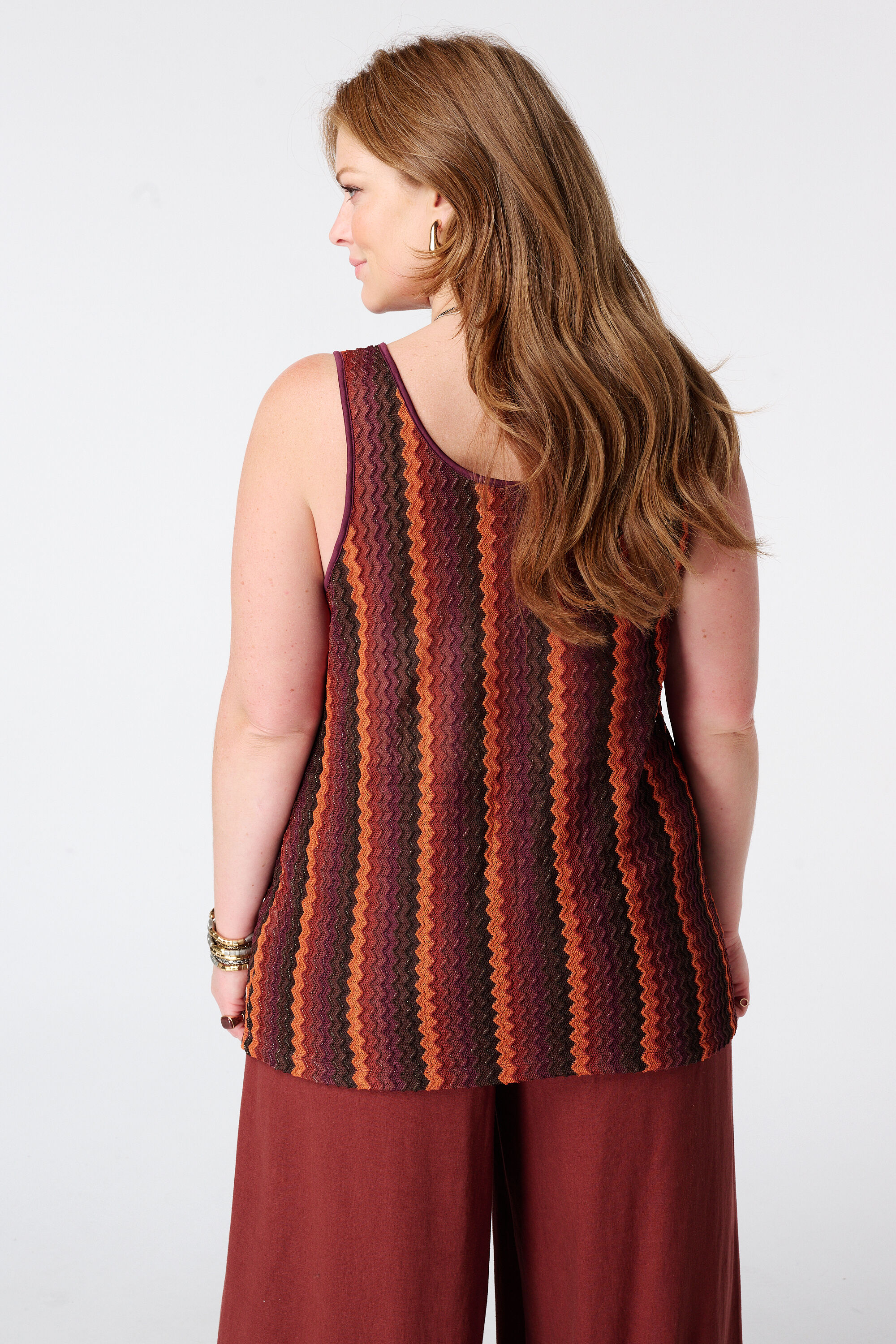 Top con estampado de zigzag image number 3