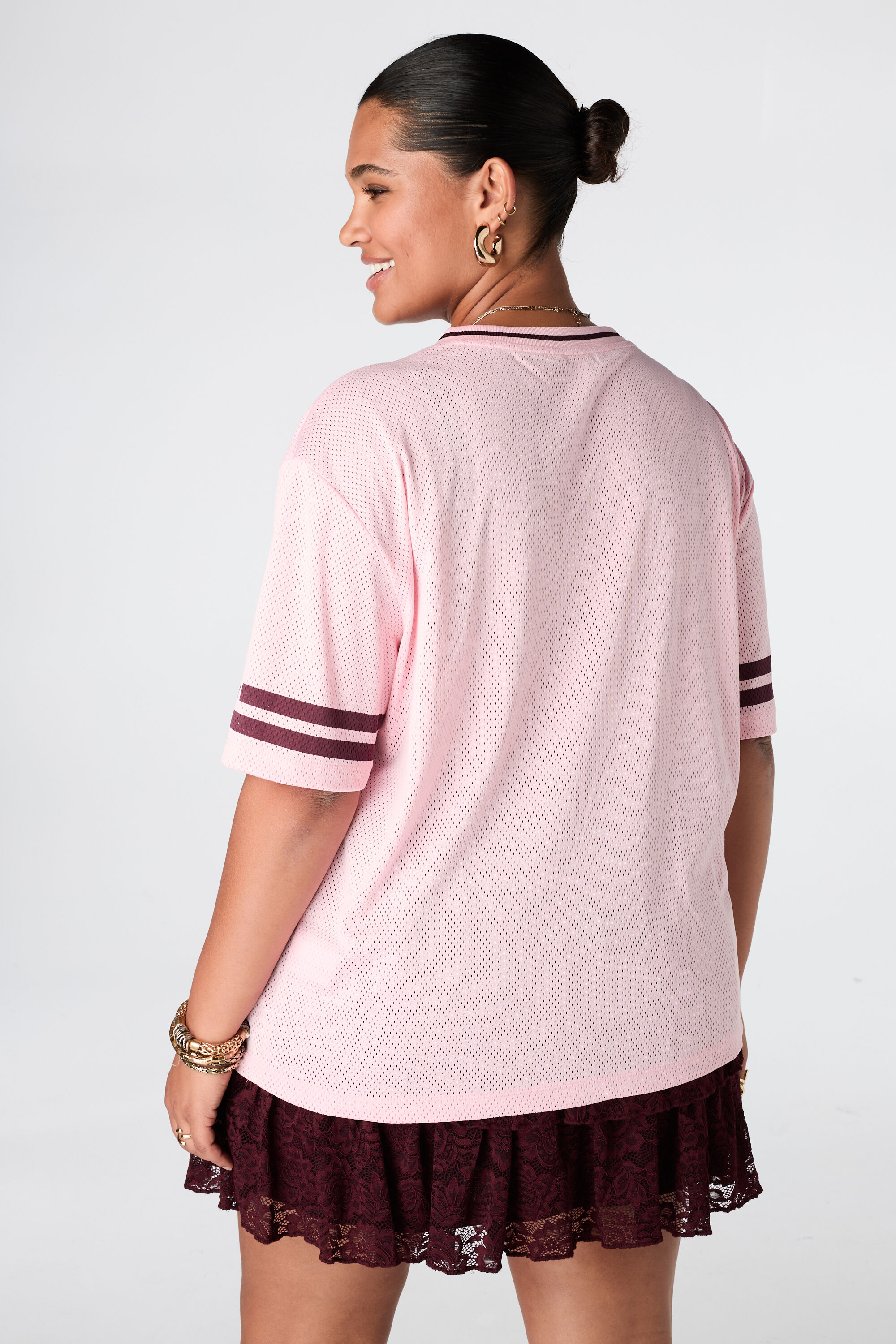 Jersey oversize con estampado deportivo image number 1