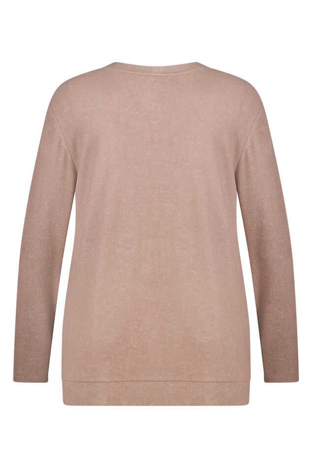 Cárdigan con botones dorados en forma de corazón image number 2