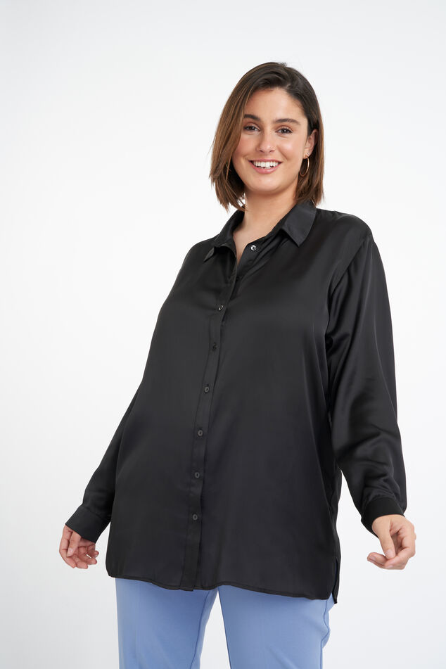Blusa de satén  image number 0