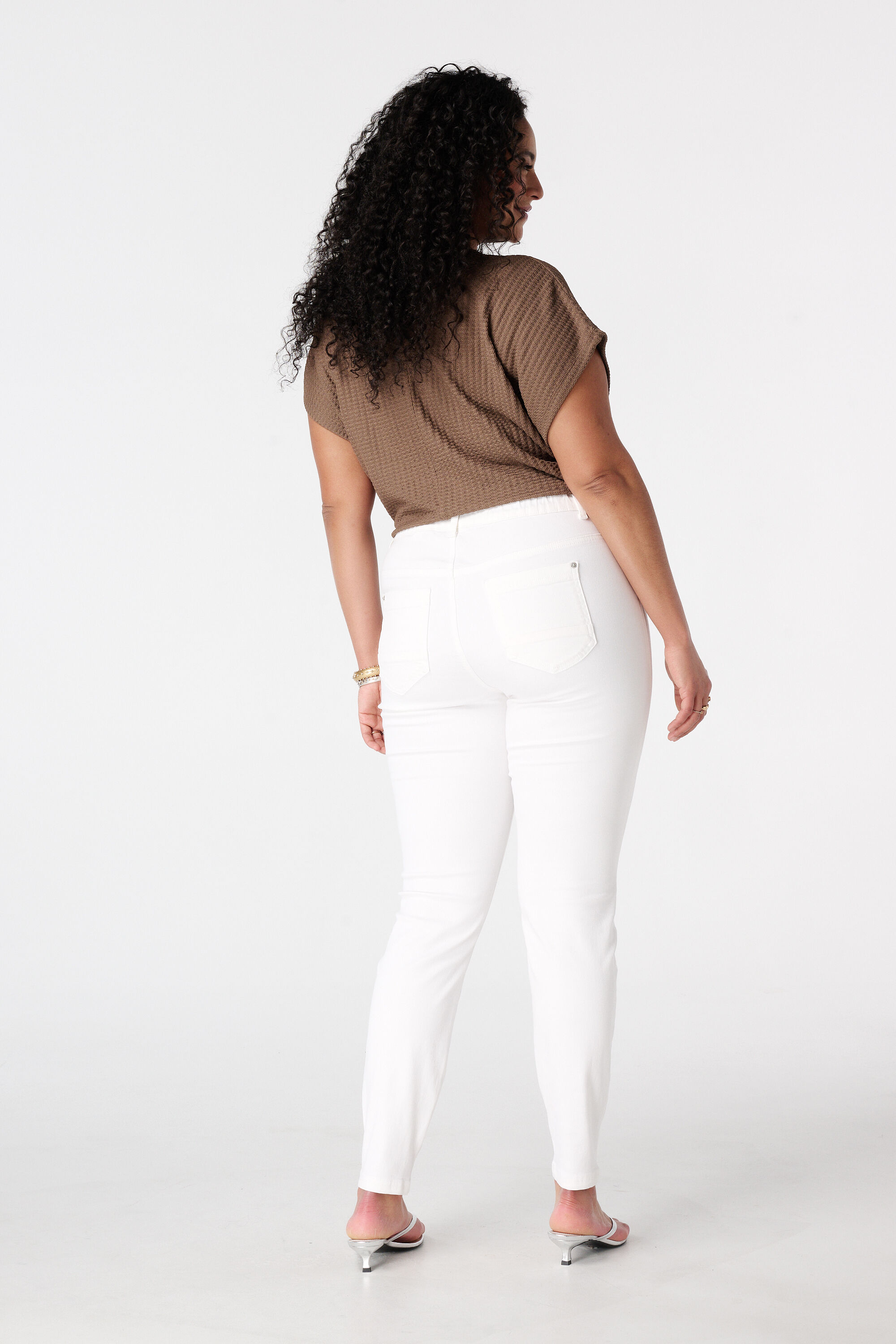 Treggings con aspecto denim image number 3