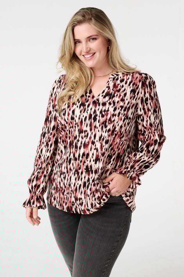 Top estampado y con textura image number 0