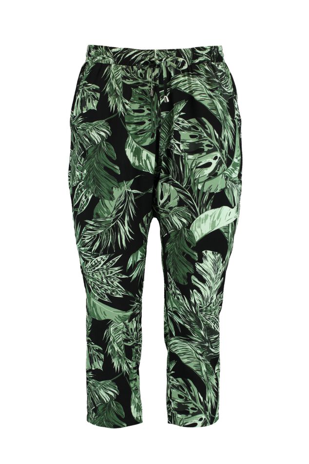 Pantalones holgados con estampado image number 1