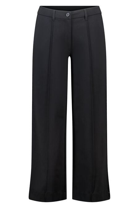 Pantalón ancho con elasticidad y raya lateral