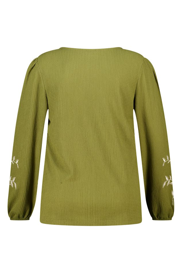 Top con bordado image number 2