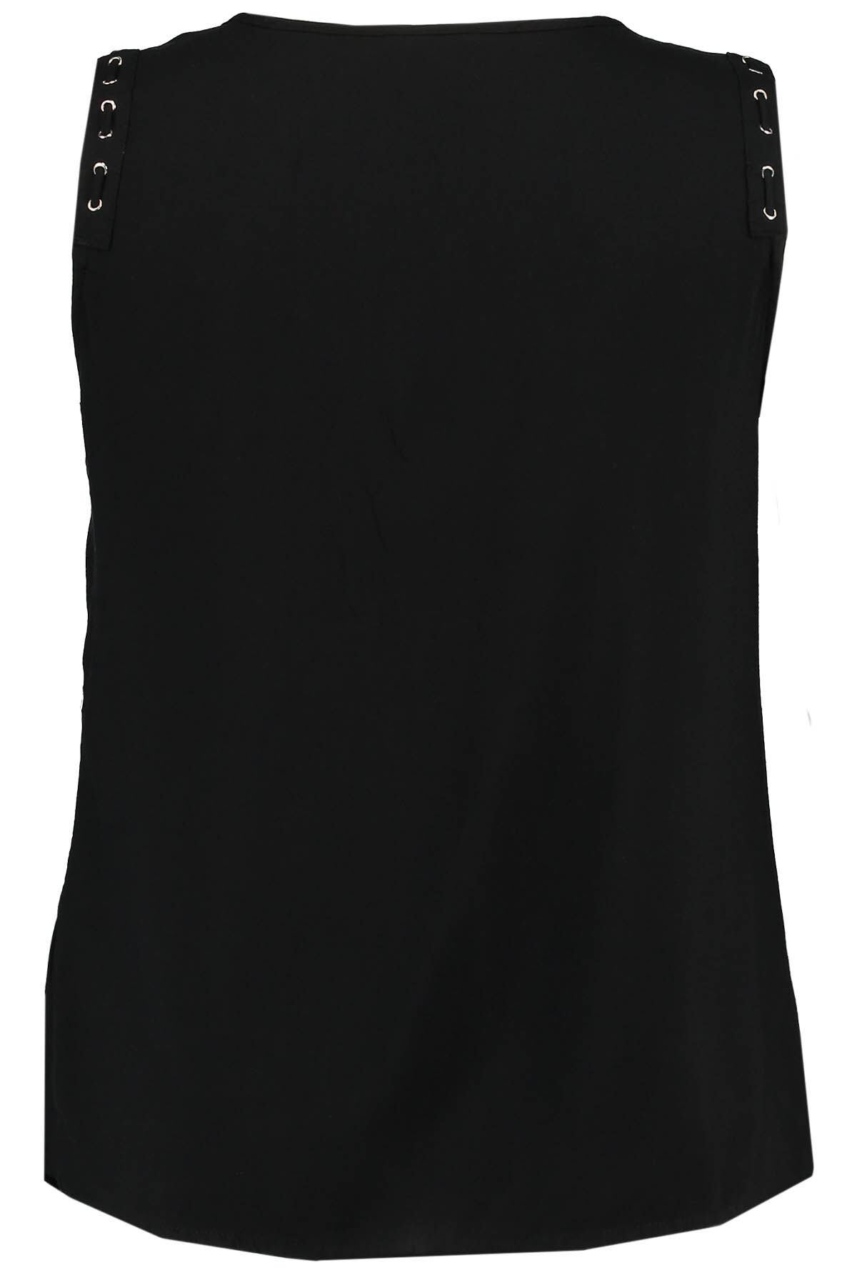 	Top sin mangas con encaje image number 2