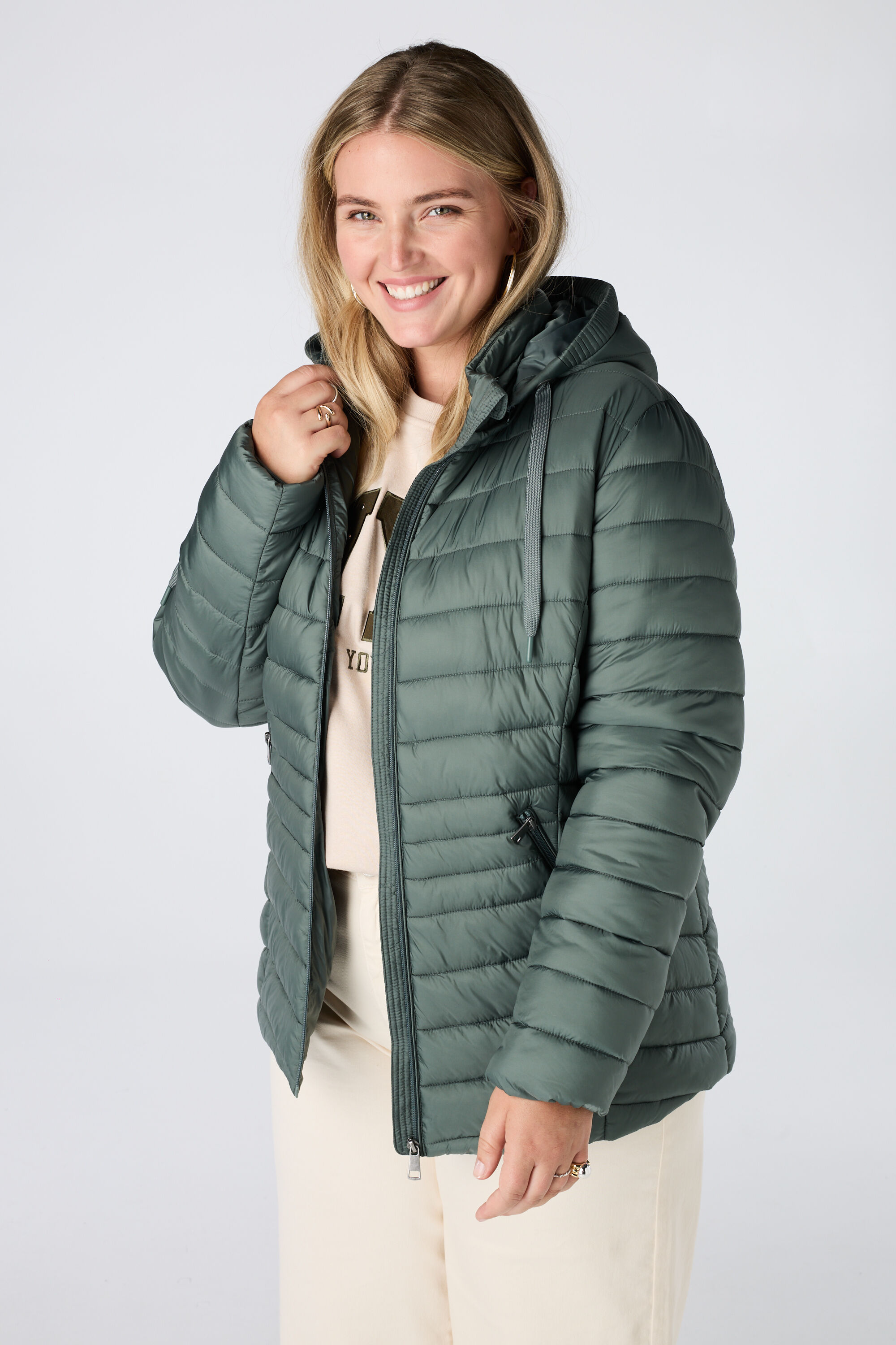 Chaqueta ligeramente acolchada