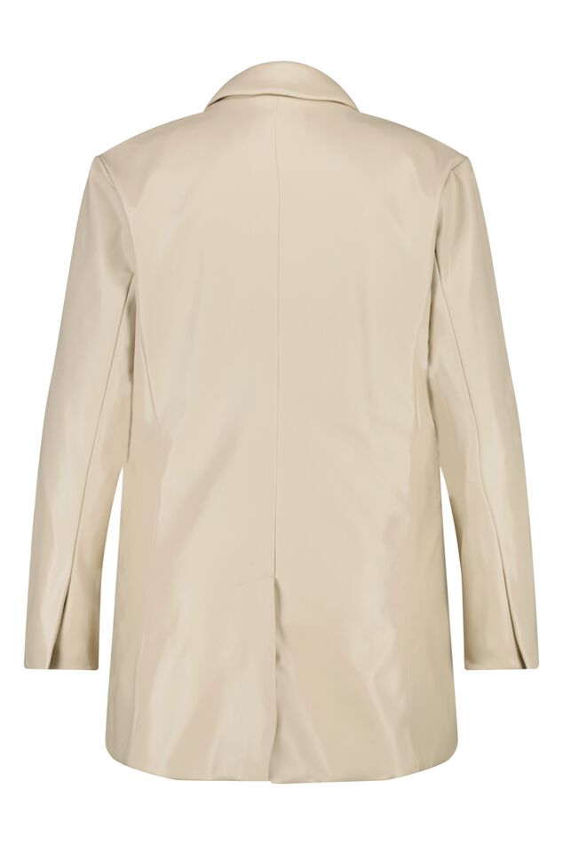 Blazer de cuero sintético image number 3