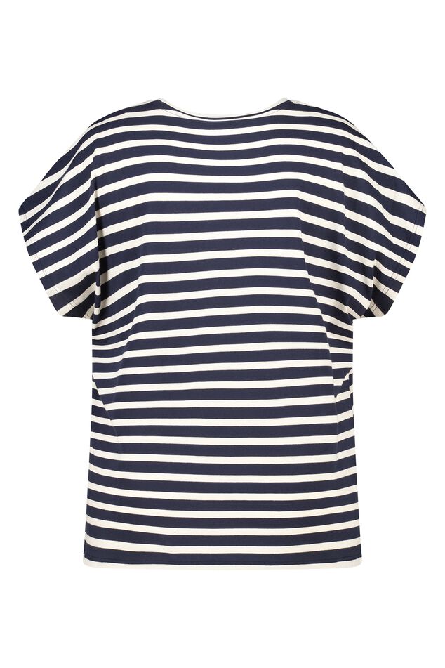 Camiseta de rayas con estampado image number 2