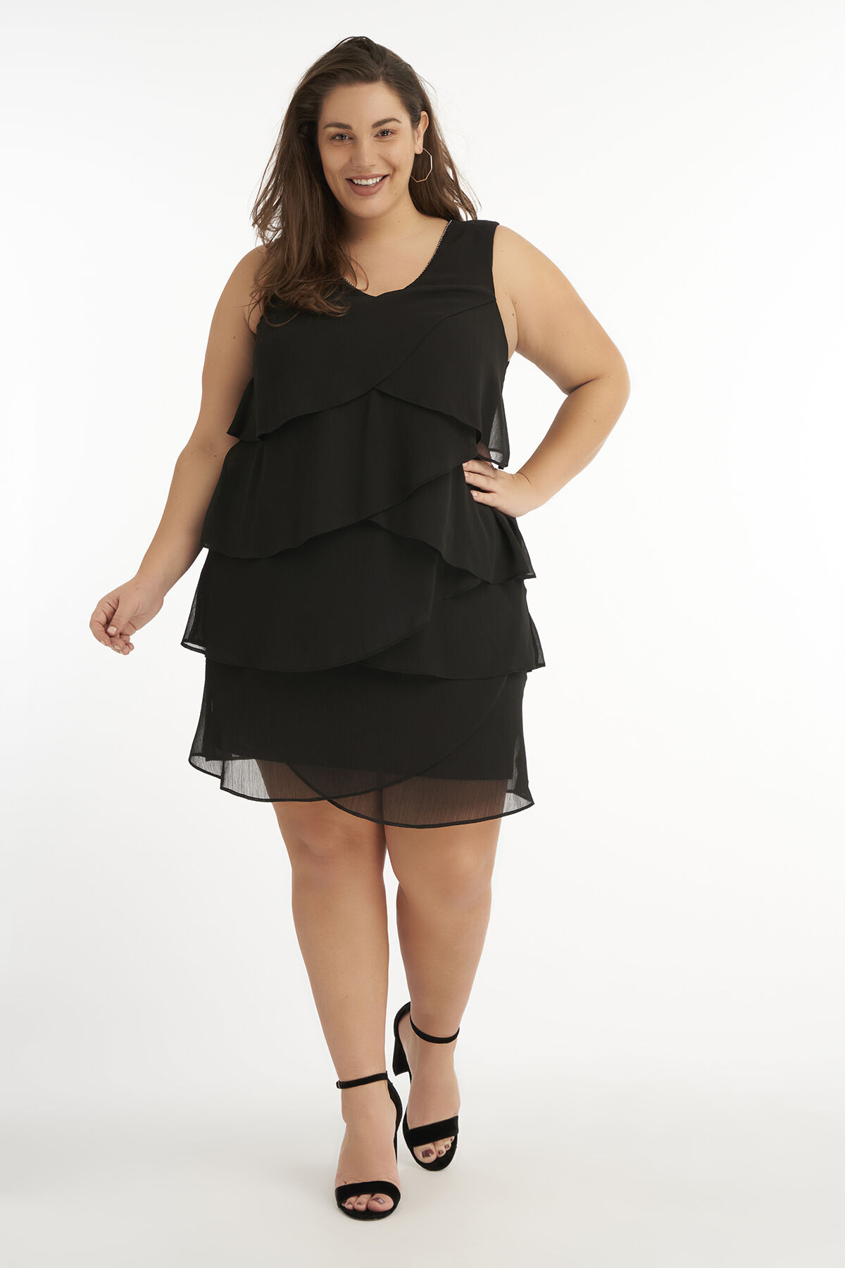 Vestido con volantes   image number 0