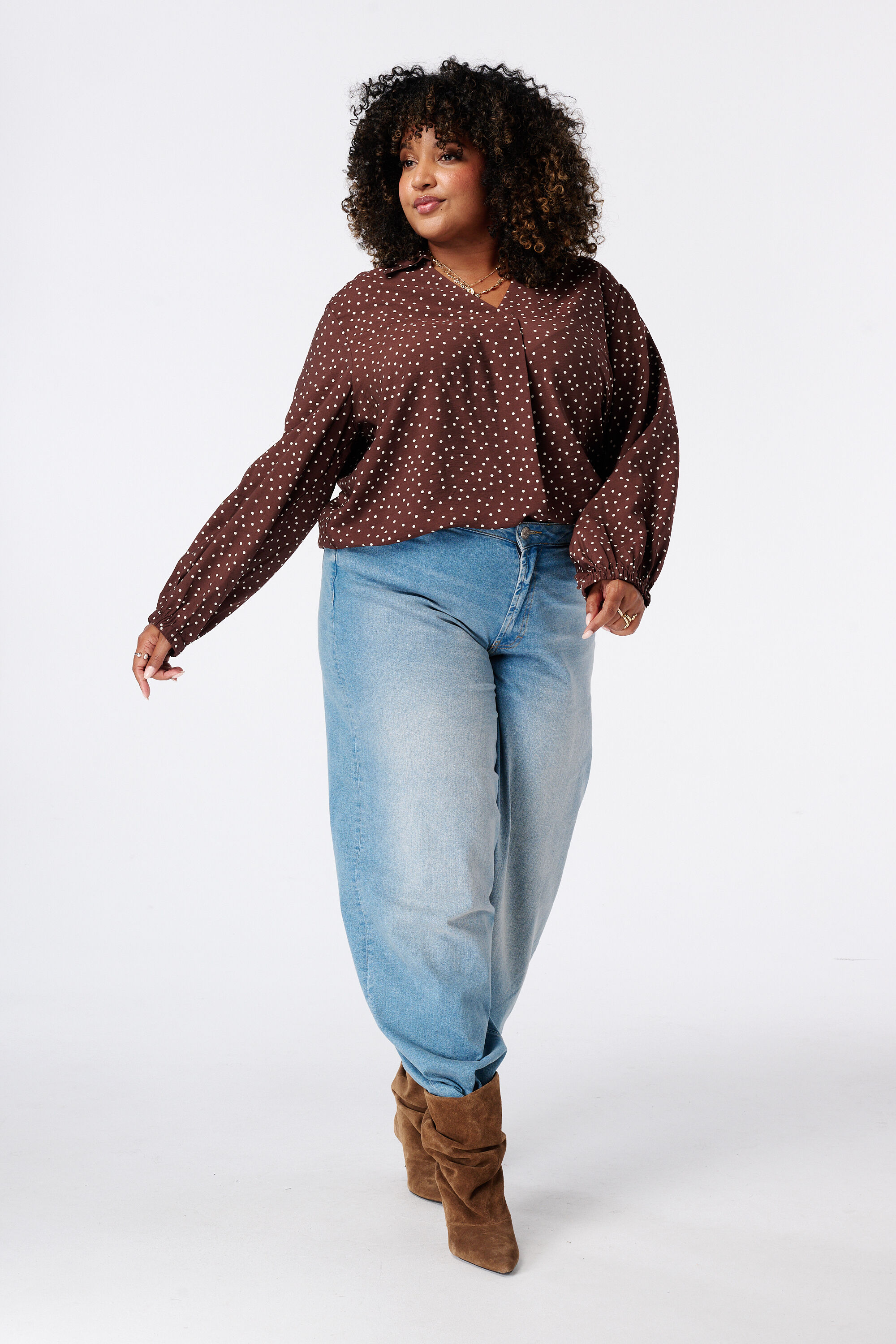 Blusa de lunares image number 5