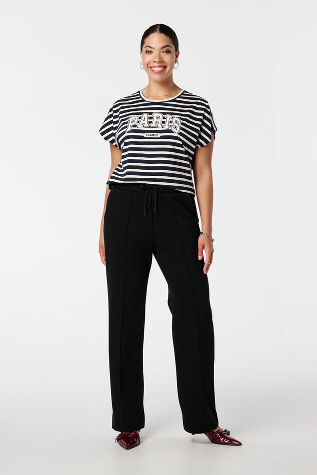 Camiseta de rayas con estampado image number 5