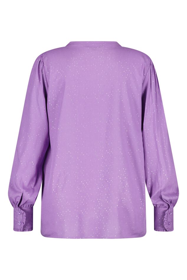 Blusa lila con toques plateados image number 2