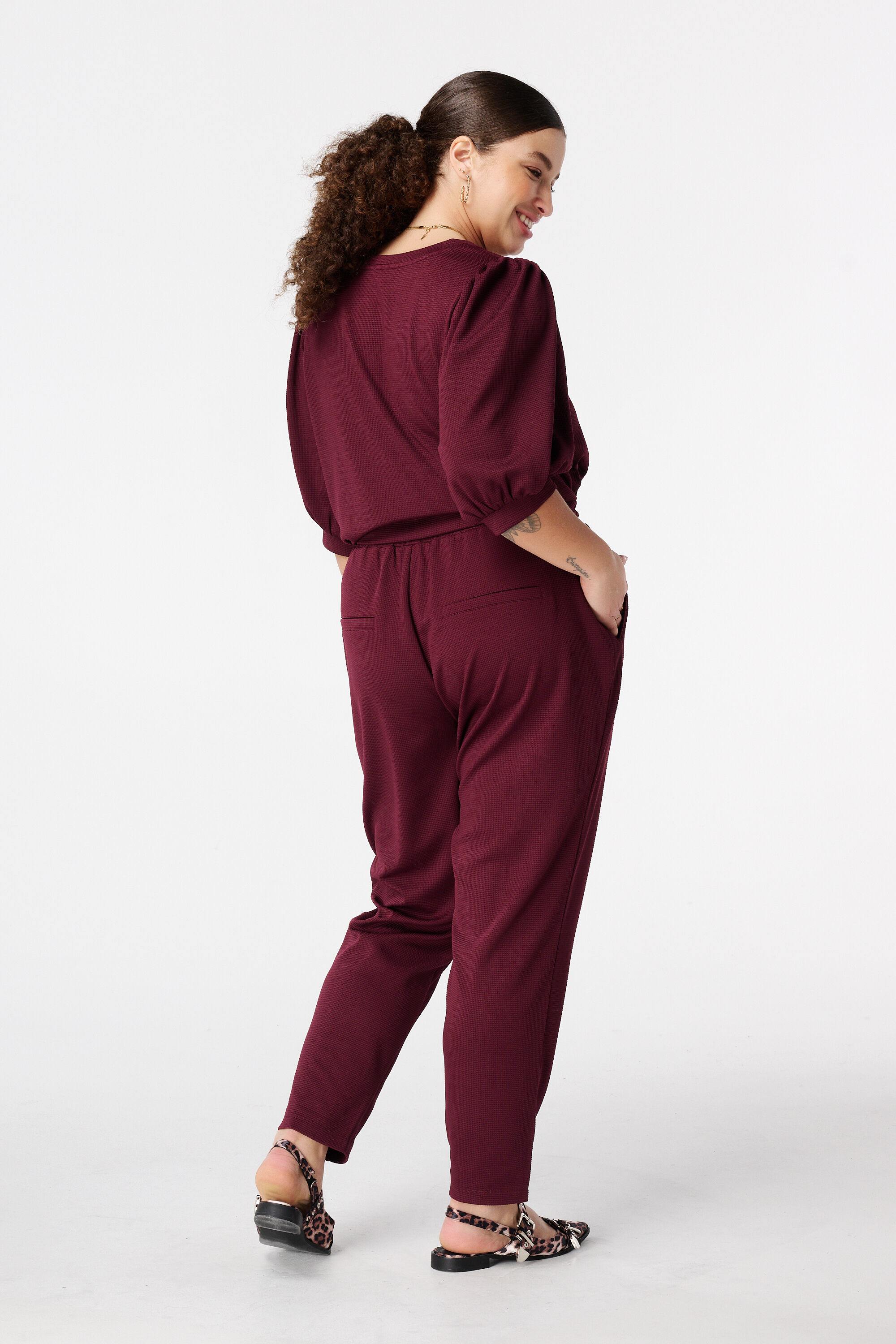 Pantalones con cord&oacute;n ajustable image number 3