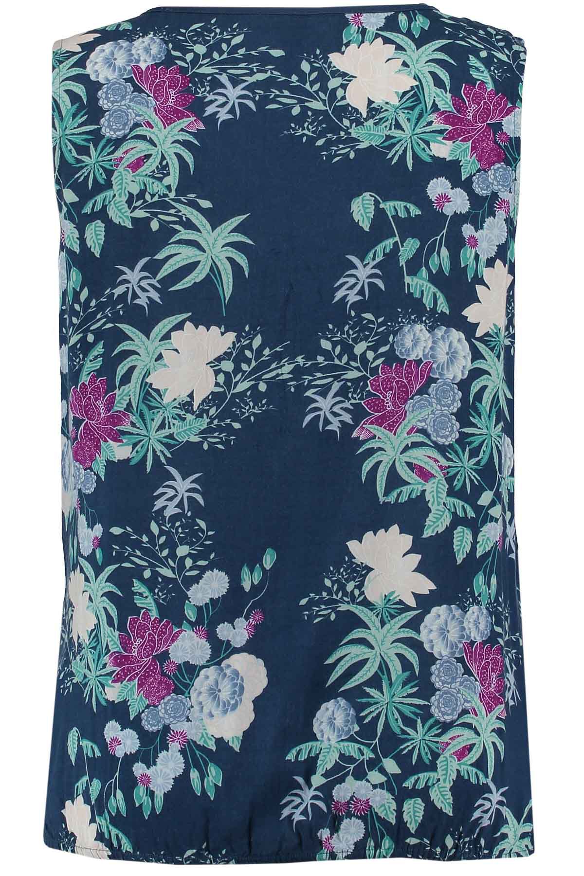 Blusa de encaje sin mangas image number 2