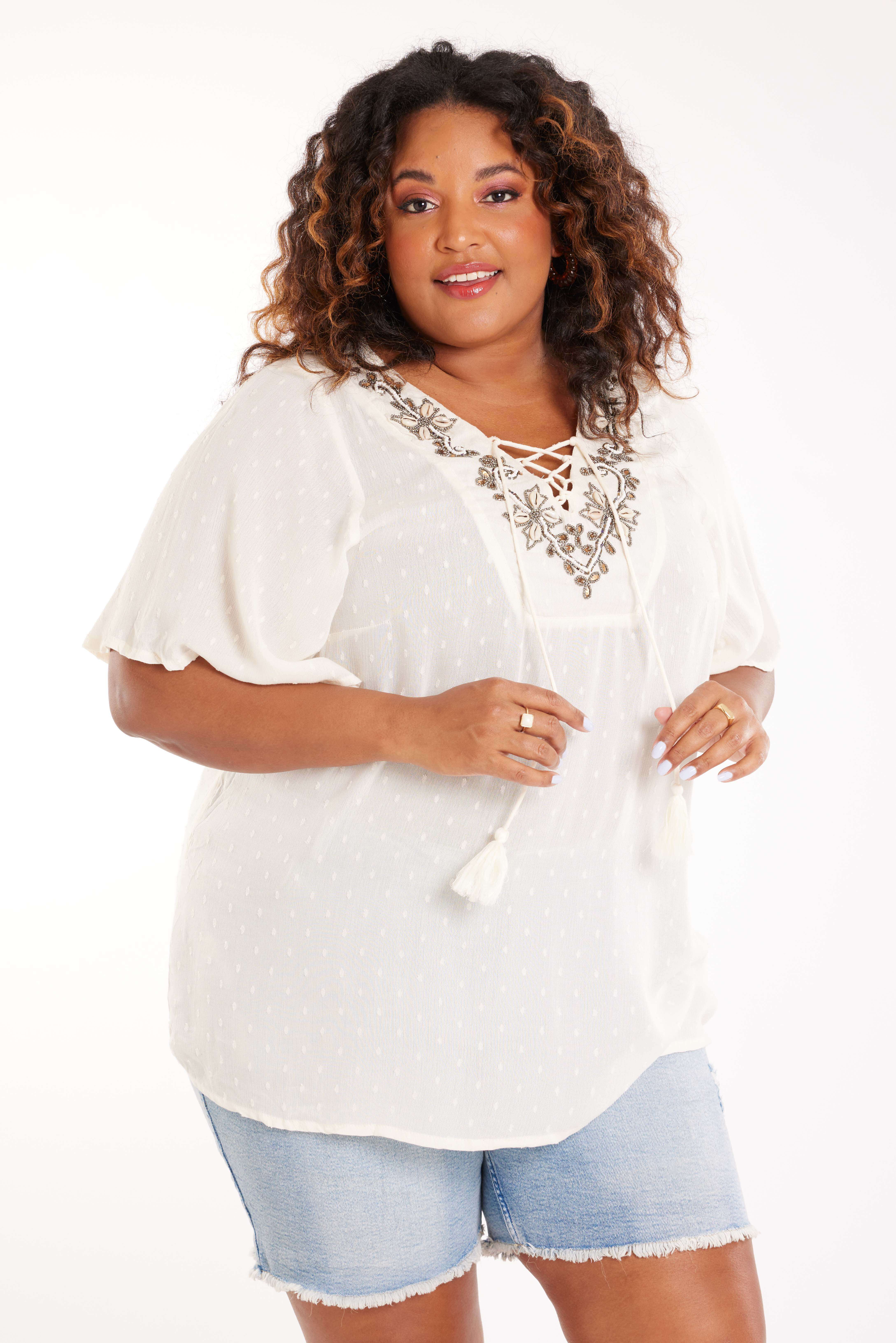 Blusas y túnicas Beige | MS