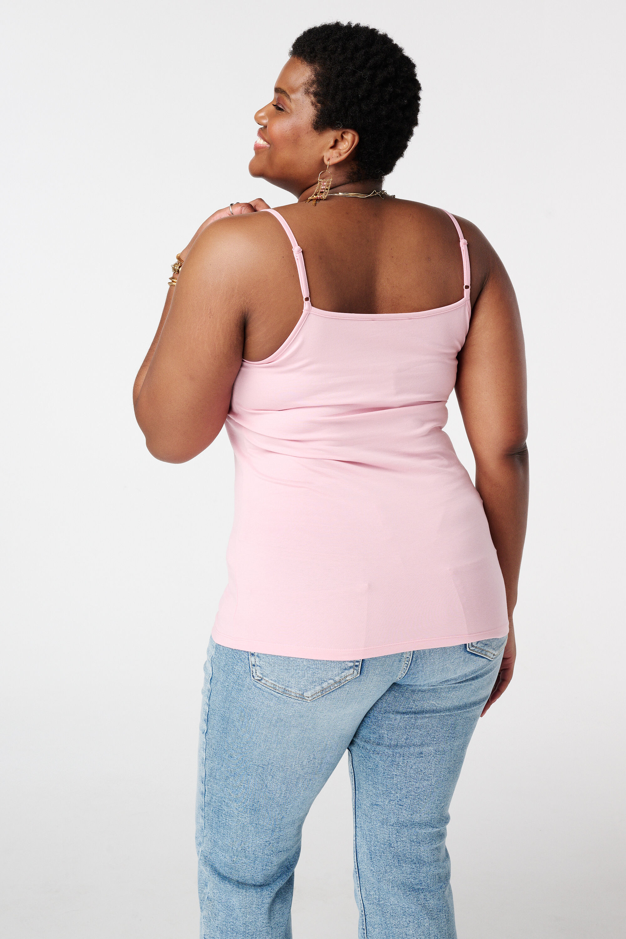 Top de espagueti con el&aacute;stico image number 3