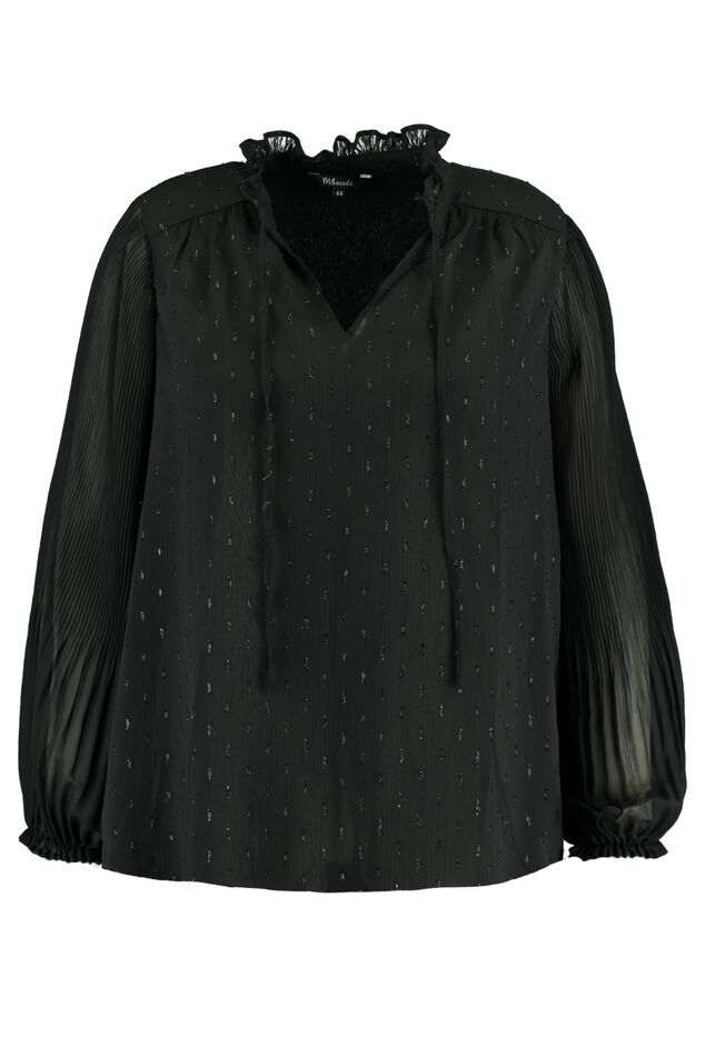 Blusa con mangas plisadas image number 2