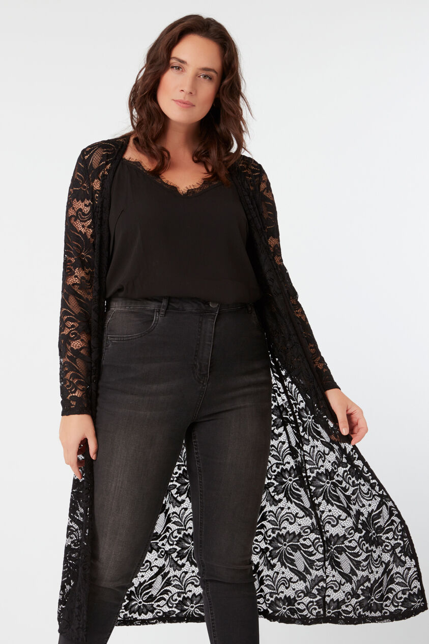 C&aacute;rdigan de encaje image number 5