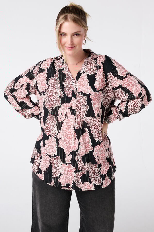 Blusa estampada image number 0