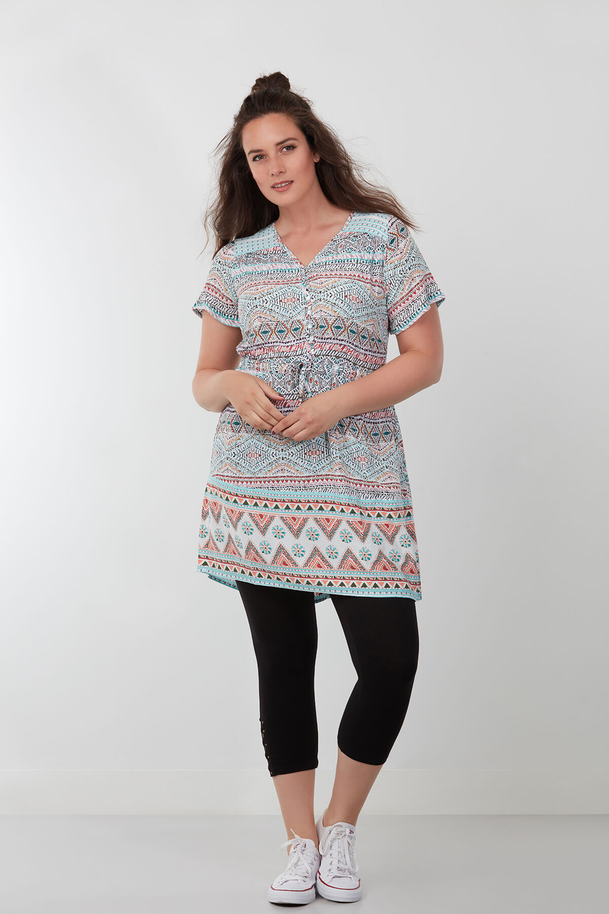 T&uacute;nica estampada image number 3