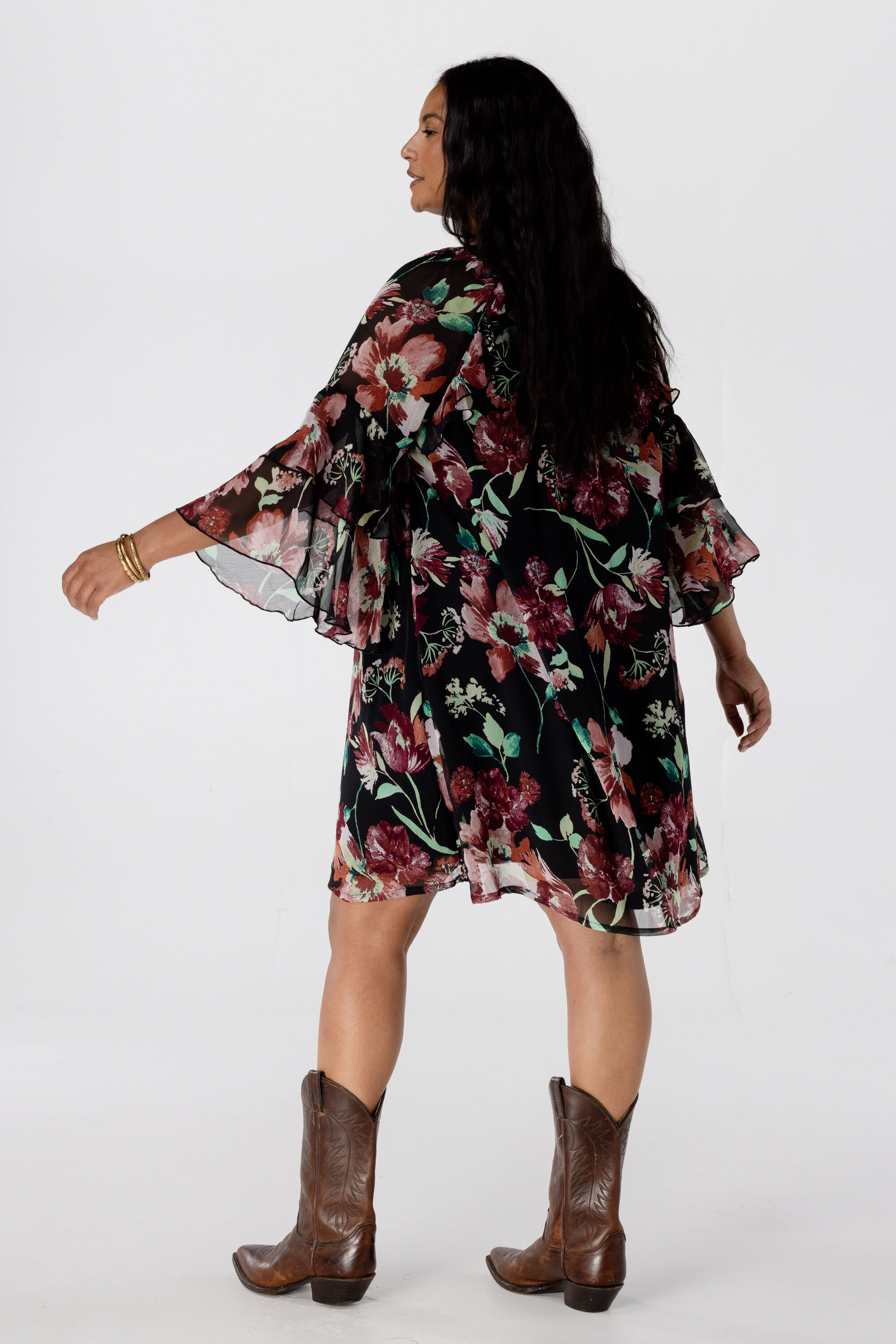 Vestido con estampado image number 3