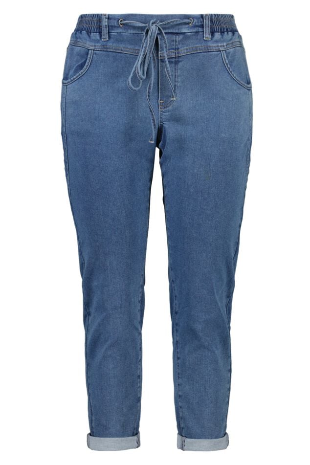 Pantalones jogger de denim image number 1