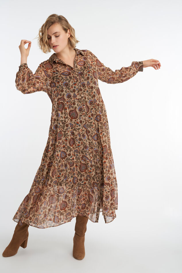 Vestido maxi romántico image number 6