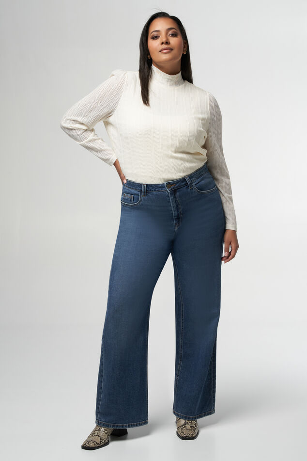 Vaqueros de pernera ancha image number 0