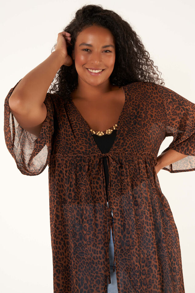 Kimono con estampado image number 5