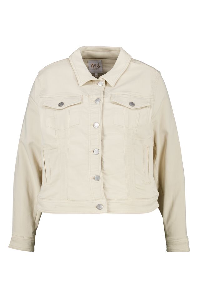 Chaqueta vaquera con elástico image number 1