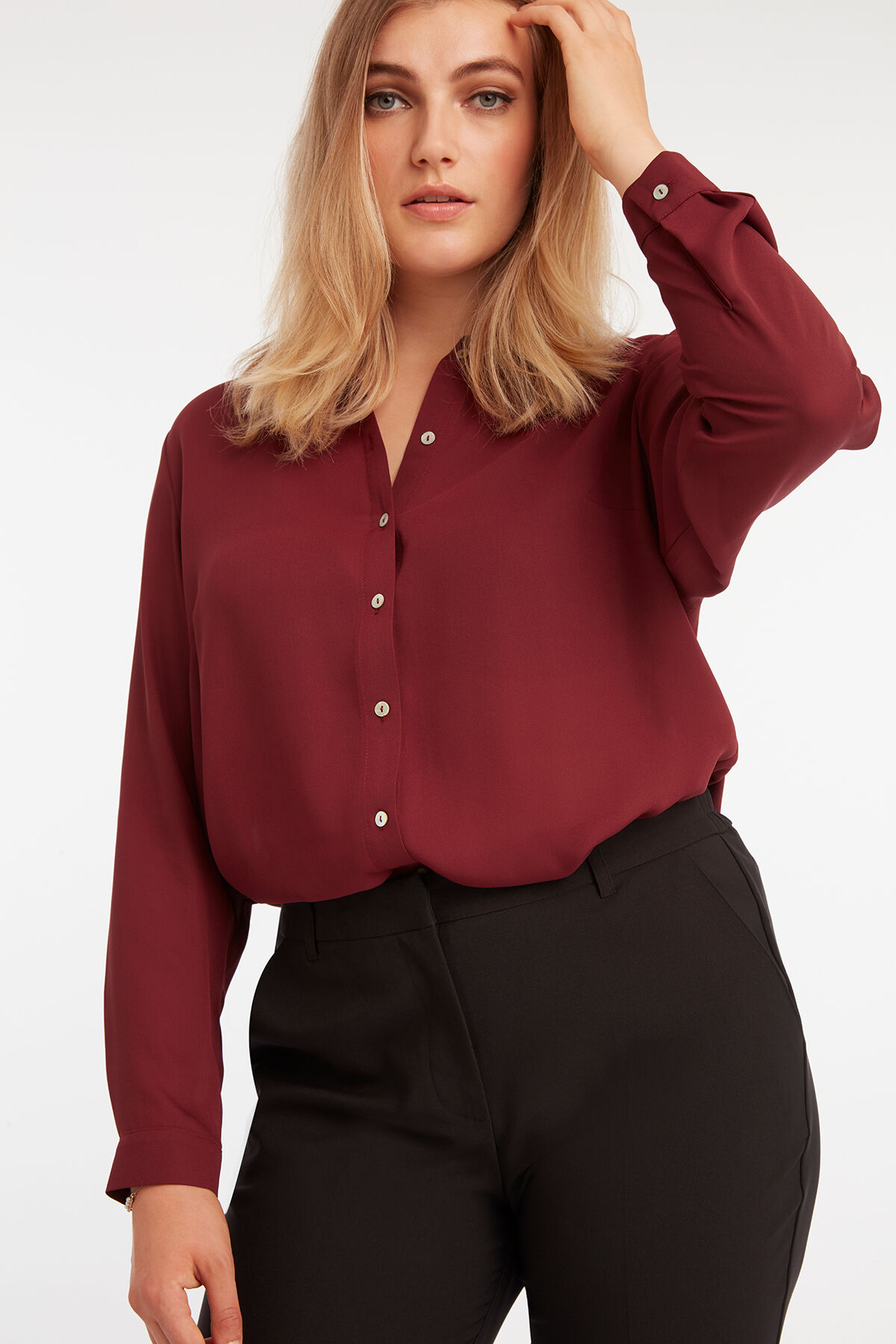 Blusa lisa image number 3