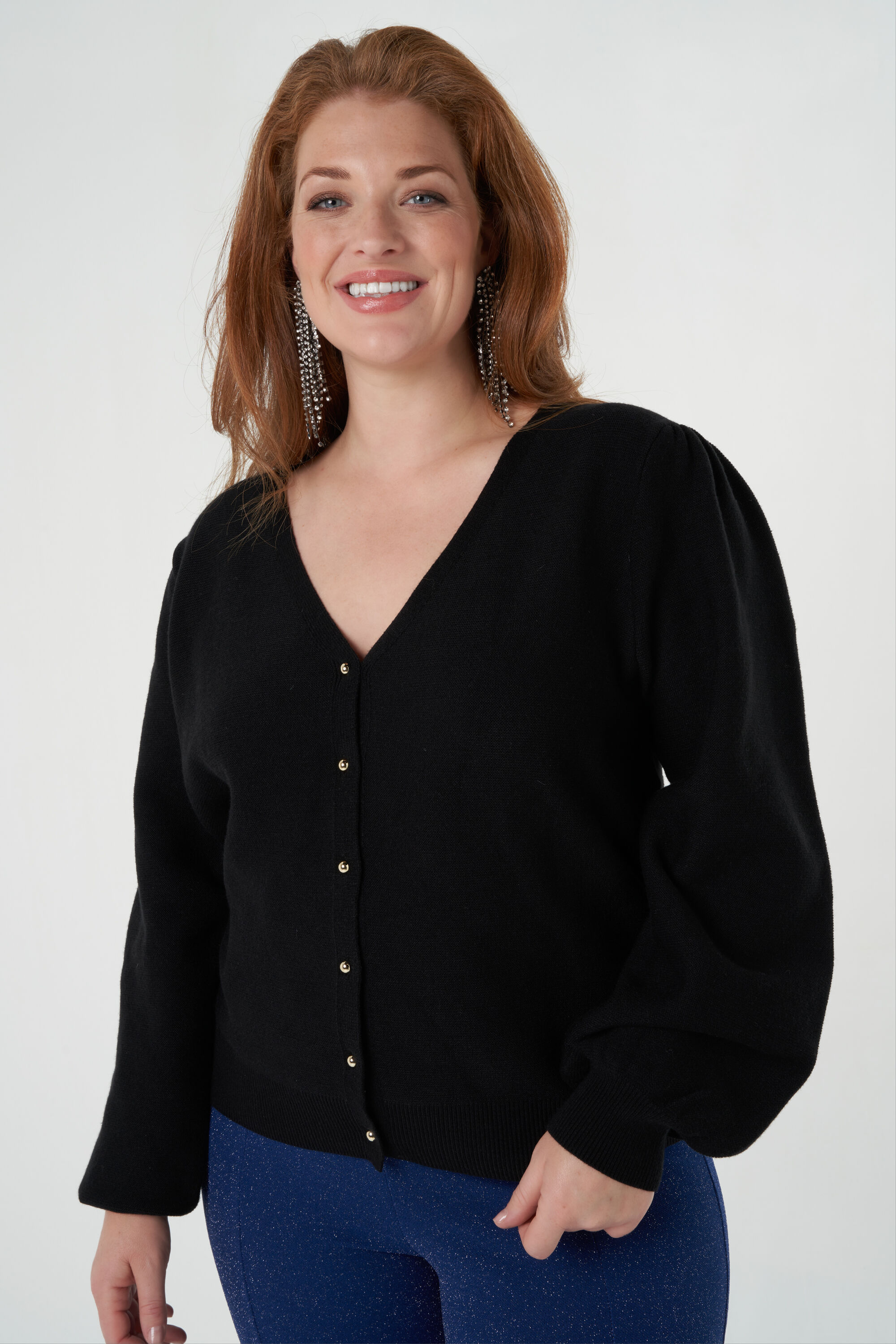 C&aacute;rdigan de punto con botones image number 5