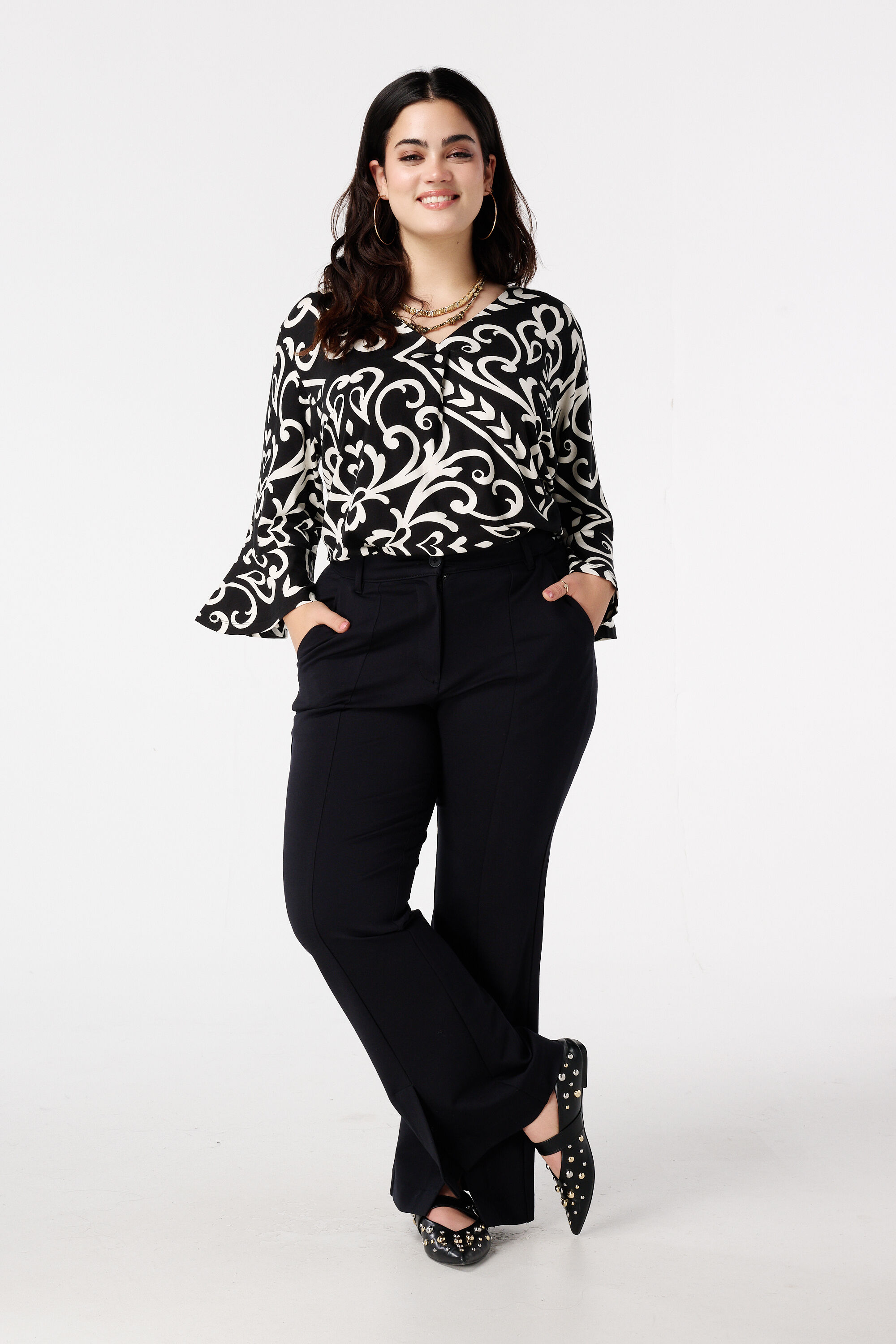 Top con estampado paisley image number 5