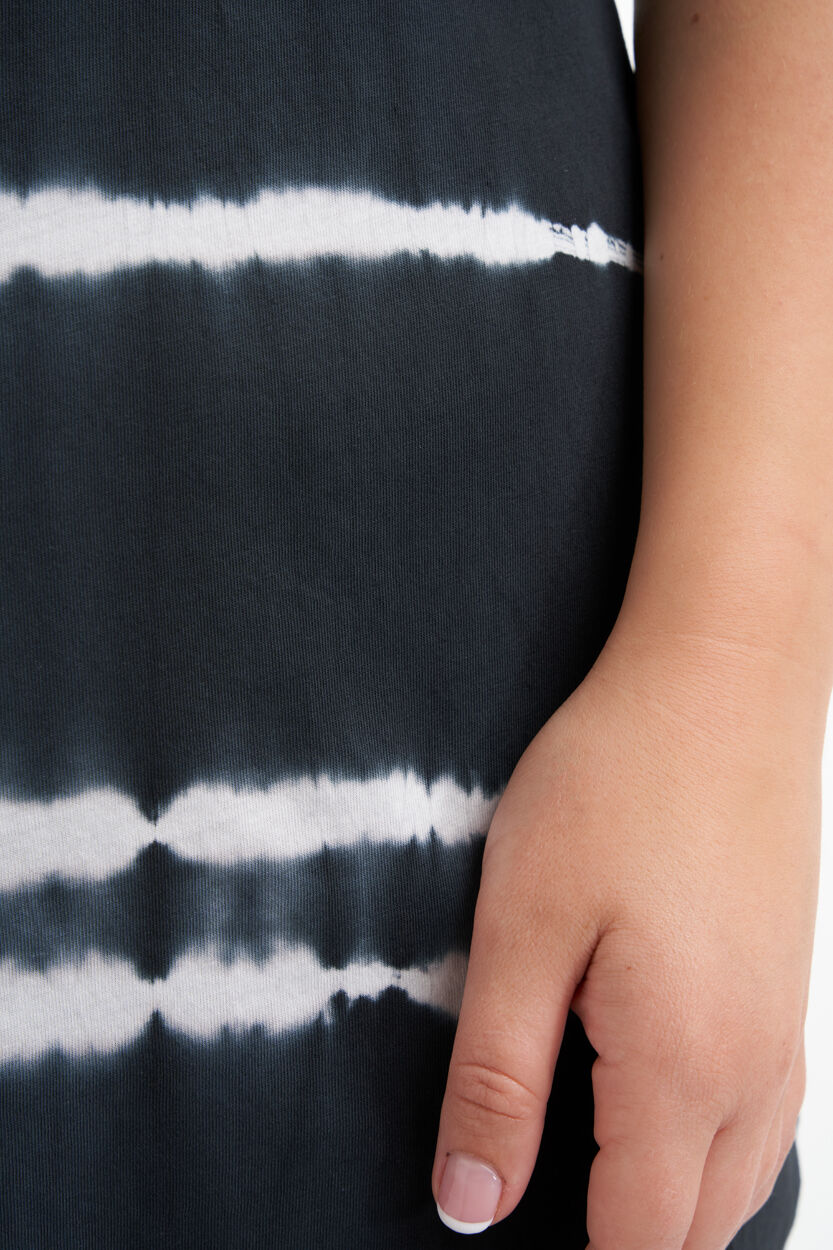 Vestido con estampado tie-dye image number 4