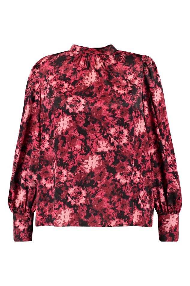 Blusa de satén con estampado image number 2