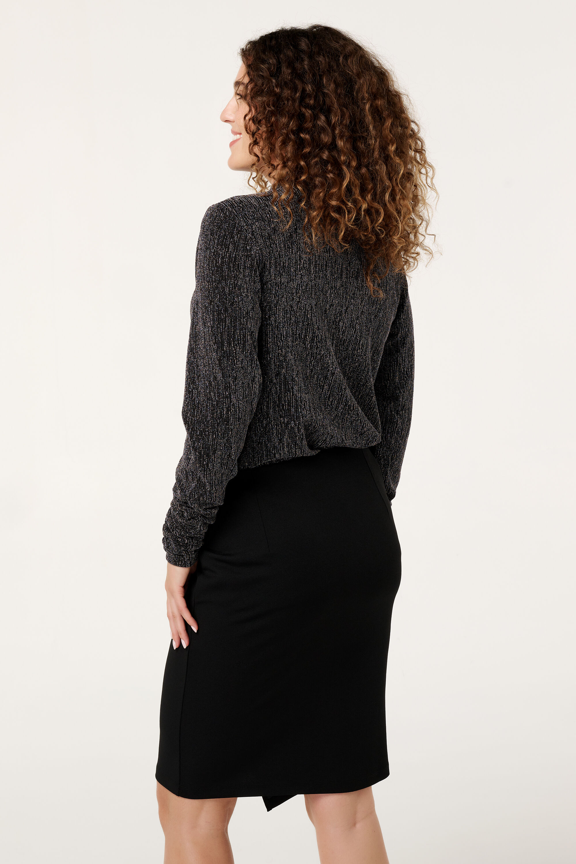 Falda l&aacute;piz el&aacute;stica image number 3