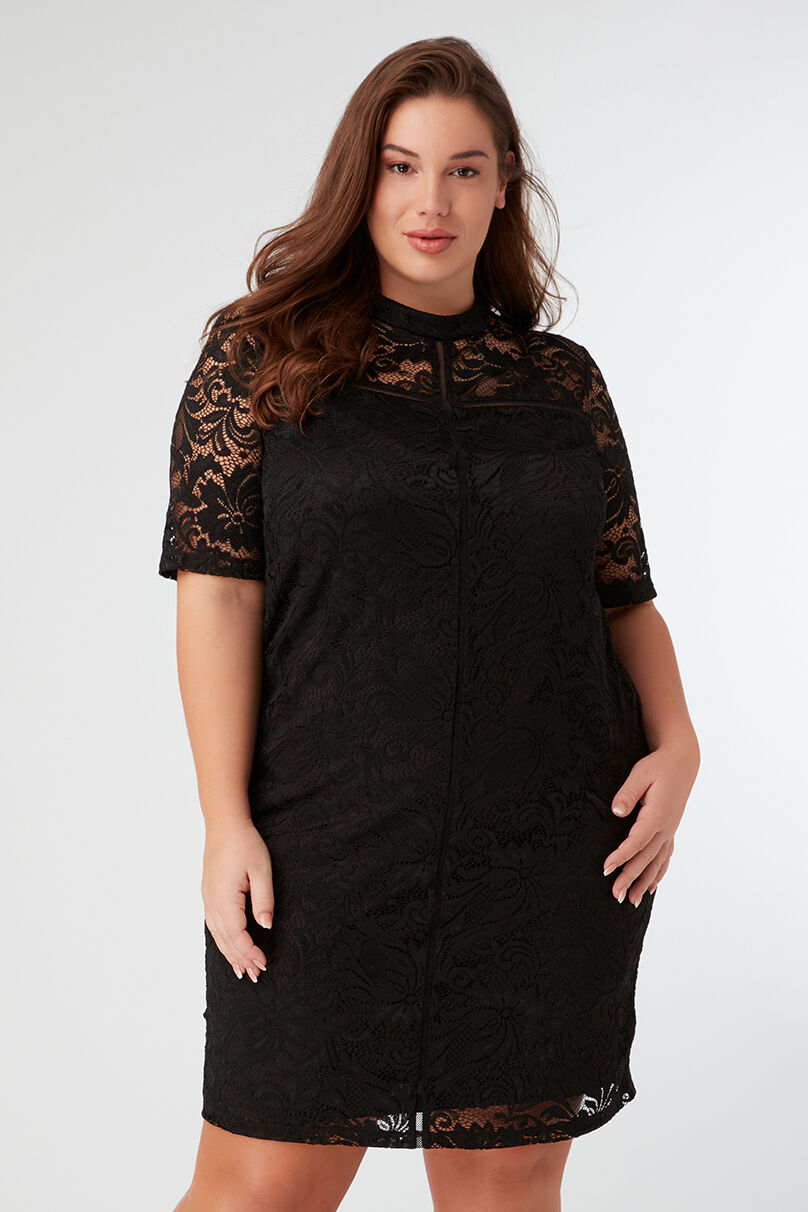 Vestido con encaje image number 6