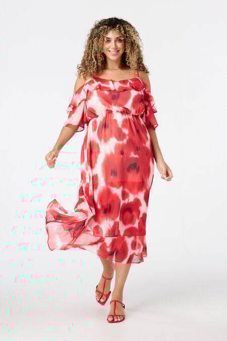 Vestido midi estampado Vestido midi estampado